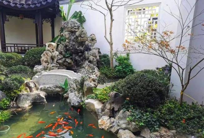 別墅庭院錦鯉魚池設計必須需要注意哪些基本要素?